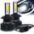 LED Headlight Bulbs Conversion Kit H7 Adjustable Beam 6000lm 6K Cool White