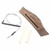 Rosewood Bridge Piezo Bridge Saddle Nut for Ukulele 4 String Guitar