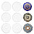 ResinWorld 6 Pack Geode Coaster Molds for Resin Irregular Resin Coaster Silicone Mold Coaster Epoxy Resin Molds for Making Agate Coasters Set