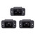 uxcell C20 Panel Mount Plug Adapter AC 250V 16A 3 Pins IEC Inlet Module Plug Power Connector Socket Staight Pack of 3