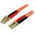 1m Fiber Optic Cable - Multimode Duplex 50/125 - LSZH - LC/LC - OM2 - LC to LC Fiber Patch Cable