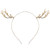 Christmas Reindeer Antlers Headband Xmas Reindeer Hair Band Women Deer Horn Headpiece Hairband Hair Hoop Holiday Party Decoration Cosplay Costume Cute Handmade Crystal Hair Accessories 1 Pack Golden