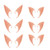 QKAIFRYSUG Latex Elf Ear Medium and Long Style Cosplay Pixie Elf Soft Pointed Tips Anime Party Dress Up Costume Masquerade Accessories Halloween Elven Vampire Fairy Ears 6pairs