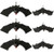 Aneco 12 Pieces Rubber Realistic Bats Halloween Flying Bats Spooky Hanging Bats for Home Decor or Halloween Party Favors 2 Sizes