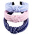 STHUAHE Pack of 3 Women Girls Handmade Lovely Style Cloth Cross Knot Hair Hoop Hairband Headband Headwear Hair Accessories by Beauty Hair  3 color