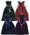 Velvet Jewelry Bag Soft Drawstring Pouch Tarot Dice Rune or Card Gift Bag 6  x 9   Navy Purple Rose   Hunter Green 4 Pack