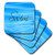 3dRose cst 180139 2 Swim Water Background Pool Water Soft Coasters Set of 8