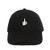 Tech Design Middle Finger Dad Baseball Cap Embroidered Cotton Adjustable Dad Hat Black