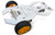 SULO F2 3WD Robot Chassis Kit with 2 TT Motors for Arduino   Raspberry Pi