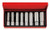 AMPRO T45200 8 Piece 3 8 Inch Drive 6 Point Deep Socket Set