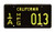 Celebrity Machines Mustang GT 350   Shelby Cobra   Metal Stamped License Plate