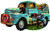 The Blue Truck 1000 pc Special Shaped Jigsaw Puzzle by SUNSOUT INC