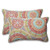 Pillow Perfect Outdoor Indoor Delancey Jubilee Lumbar Pillows 115  x 185  Multicolored 2 Pack