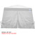 Caravan Canopy 11007812014 Set for 64 sqft V Series Slant Leg 10x10 Canopy sidewalls White