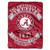 Alabama Crimson Tide  Rebel  Raschel Throw Blanket 60  x 80