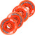 Revision Clinger Outdoor Inline Roller Hockey Wheels   82A   59mm 4 Pack   Orange
