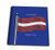 3dRose db 63172 1 The Flag of Latvia on a Blue Background with Republic of Latvia in English and Latvian Drawing Book 8 by 8 Inch