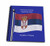 3dRose db 63201 1 The Flag of Serbia on a Blue Background with Republic of Serbia in English and Serbian Drawing Book 8 by 8 Inch
