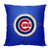 MLB Chicago Cubs Letterman Pillow 18  x 18