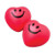 US Toy Red Heart Smile Face Foam Relax Balls (1 Dozen) (1)