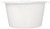 PCP Half Pail for Commode Chair with Lid White