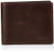Fossil Men s RFID Flip ID Bifold Wallet Dark Brown One Size