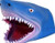 SS Soft Rubber Realistic 6 Inch Great Blue Shark Hand Puppet Toy