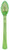 Creative Converting 24 Count Plastic Spoons Mini Translucent Green