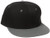 DECKY 2Tone Flat Bill Snapback Cap Black