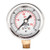 Winters PFQ Series Stainless Steel 304 Dual Scale Liquid Filled Pressure Gauge with Brass Internals 0 30 psi kpa 1 1 2  Dial Display    25  Accuracy 1 8  NPT Bottom Mount