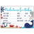 Nautical Whale Baby Shower Predictions Cards  50 Count