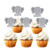 24 Piece Cute Baby Elephant Cupcake Toppers Picks Cake Toppers for Birthday Wedding Party Baby Shower Decoration 24 Piece Cute Baby Elephant Cupcake Toppers Picks Cake Toppers for Birthday Wedding Party Baby Shower Decoration