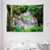 Ambesonne Waterfall Tapestry View of Waterfall in Kanjanaburi Stream Crossing Forest Wide Wall Hanging for Bedroom Living Room Dorm 80  X 60  Coffee White
