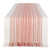 DII Fringed Collection Tabletop Table Runner 14x72 Pimento
