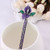 Ethnic classic Flower Hair sticks for Women Vintage Bride Headdress Enamel Hair Wear Hair Chopsticks Hairpin Chignon Pin  Purple 1221