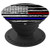 Police Fire EMS Thin Line First Responder American Flag PopSockets Grip and Stand for Phones and Tablets