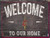 Fan Creations Cleveland Cavaliers 12  x 6  Distressed Welcome To Our Home Wood Sign