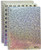 3 Pk, BAZIC 1-Subject Holographic Spiral Notebook - College Ruled