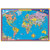 eeBoo Laminated World Map Poster for Kids