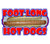 20  Foot Long HOT Dogs Decal footlong Dog Sign Stand cart