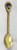 Mount Rushmore South Dakota Souvenir Gold Plated Collectible Twist Spoon 5  lpco