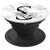 Monogrammed Letter Initial S Floral Marble Background PopSockets Grip and Stand for Phones and Tablets