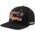 Reebok NHL Philadelphia Flyers Black Grind Snap Back Adjustable Hat   NF91Z