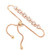 WeimanJewelry Women Rose Gold Adjustable Bracelet Cubic zirconia Diamond Gold Plated Bracelet