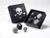 Volvik Vivid Golf Ball  Skull Edition 30 Black Grey