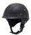 Woljay Leather Motorcycle Vintage Half Helmets Biker Cruiser Scooter Touring Helmet  Black