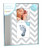 Pearhead Spanish Language Version Chevron Keepsake Baby Memory Book in Spanish with Clean Touch Ink Pad Gray