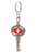 Collegiate Pulse Indiana University Hoosiers NCAA Spinning Key Shaped Keychain