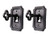 Zeckos Set of 2 Rustic Cast Iron Vintage Key in Lock Wall Hooks