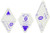 Marti Michell 2 1 2  Strippers Templates 3 Templates for 7 Shapes